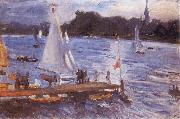 The Alster at Hamburg Max Slevogt